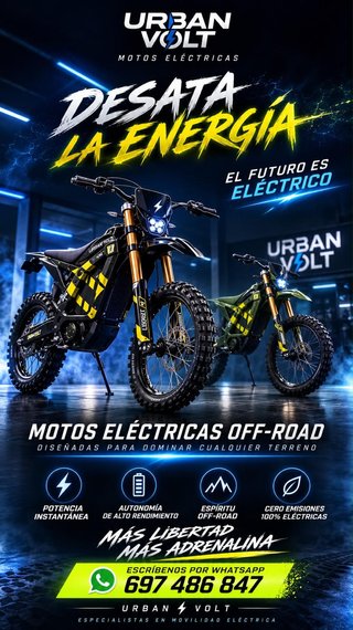 Motos electricas OFF-ROAD