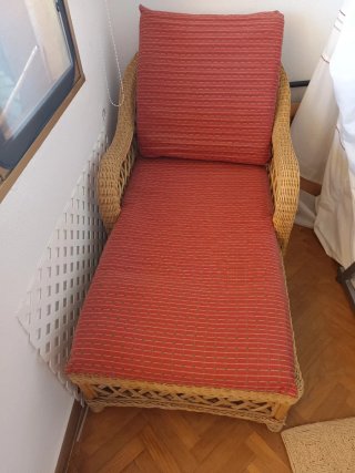 Tresillo Ratán y Cheslongue