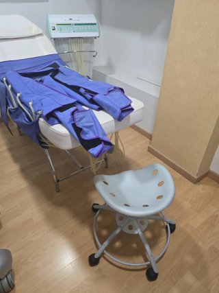 Camilla y presoterapia