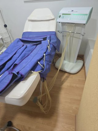 Camilla y presoterapia