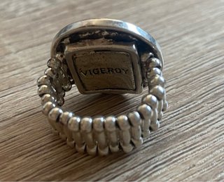 Anillo Viceroy Piedra agua marina