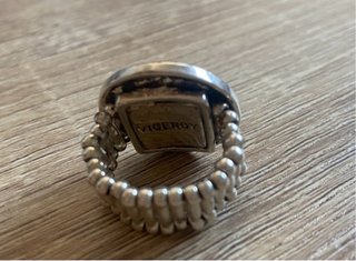 Anillo Viceroy Piedra agua marina