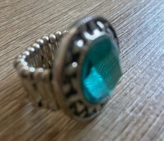 Anillo Viceroy Piedra agua marina