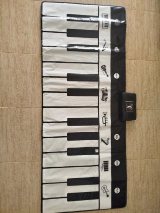 Manta Piano Musical 180x73cm