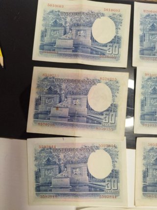 Billetes 50 Pesetas Banco de España 1935
