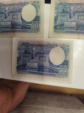 Billetes 50 Pesetas Banco de España 1935