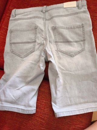 Pantalón corto tejano gris T16