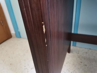 Escritorio Ikea Brusalli Madera Marrón