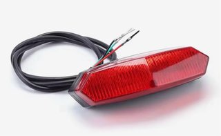 Luz trasera roja para bicicleta eléctrica