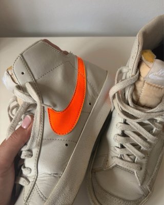 Nike Blazer Gris Naranja