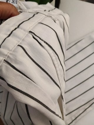 Pantalón pitillo a rayas
