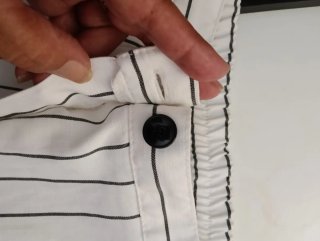 Pantalón pitillo a rayas