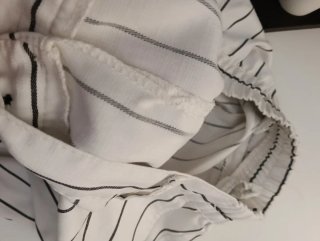 Pantalón pitillo a rayas
