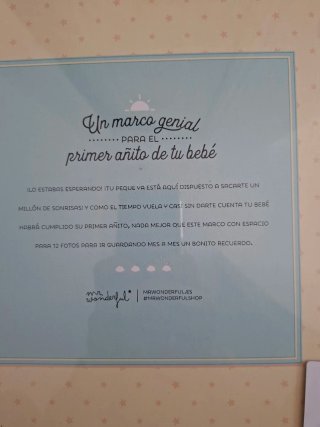 Cuadro Mr. Wonderful Meses Bebé