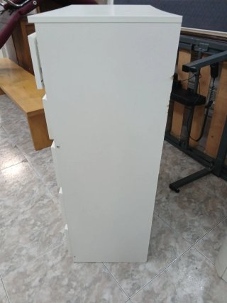 Cómoda Cajonera Blanca 5 Cajones