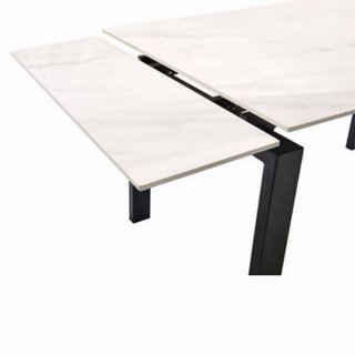 Mesa extensible porcelana y metal