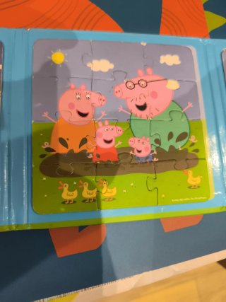 Puzzle cuento Peppa Pig Magnético 37 Piezas