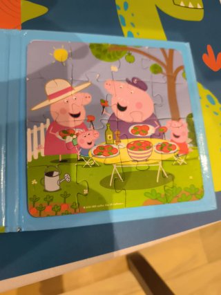 Puzzle cuento Peppa Pig Magnético 37 Piezas