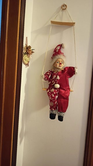 Clown in porcellana