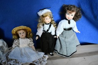 Lote 6 Muñecas Porcelana Colección
