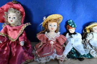 Lote 6 Muñecas Porcelana Colección
