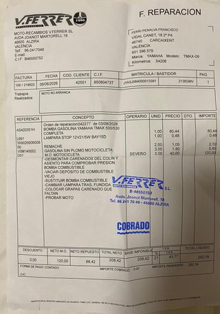 SE VENDE YAMAHA T-MAX XP500ABS