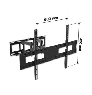 Soporte TV Doble Brazo Inclinación ±8°