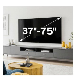 Soporte TV Doble Brazo Inclinación ±8°