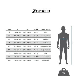 Neopreno Zone 3 Agile Negro/Gris Talla S