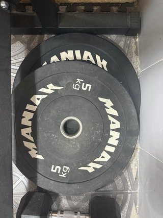 Discos Bumper Maniak 5kg
