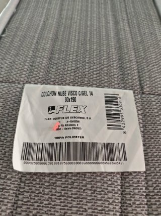 Colchón Flex Ultimate 90x190 visco y somi