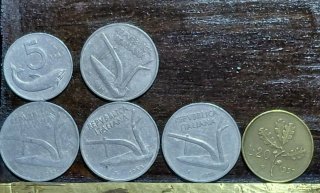 32 Monete Italia (piccola collezione) del 1940-95