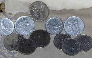 32 Monete Italia (piccola collezione) del 1940-95