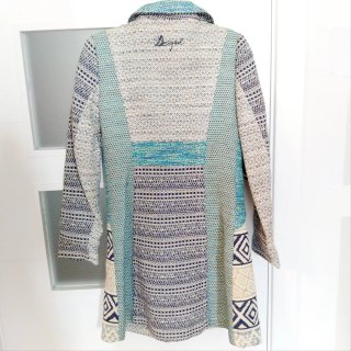 Abrigo Desigual Patchwork Talla 36 Nuevo