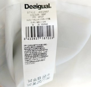 Abrigo Desigual Patchwork Talla 36 Nuevo