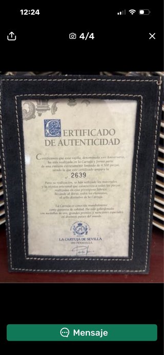Vajilla La Cartuja Azul y Blanca