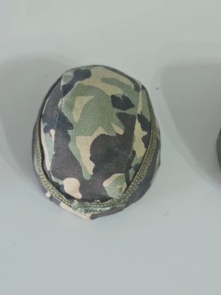Lote 3 cascos camuflaje 1/6