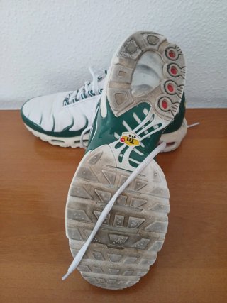 Zapatillas Nike TN verdes y blancas