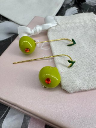Pendientes Olivas Colgantes Acero Inoxidable