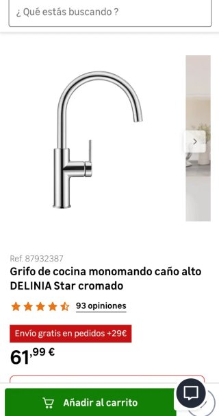 Grifo DELINIA Star Plata