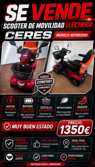 Scooter de movilidad reducida