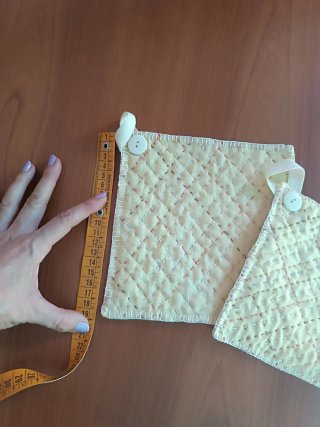 Presine in lino (2 pezzi) ( 18 X18cm- 18x16cm)