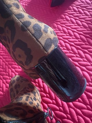 Botines Animal Print Tacón