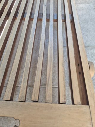 Hamaca exterior madera maciza