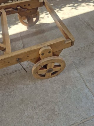 Hamaca exterior madera maciza
