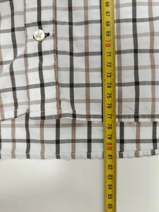 Camisa Tommy Hilfiger cuadros manga larga XXL
