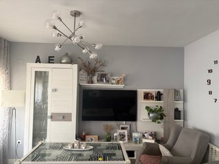 REBAJADOMueble salón con vitrina con leds.