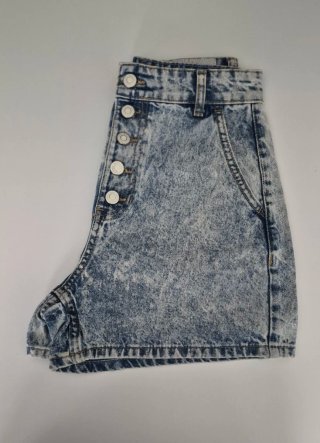 Shorts vaqueros Bershka efecto lavado