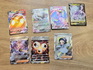 Lote Cartas Pokémon V, VMAX, GX, EX