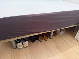 Somier Base Tapizada 150x190 con Patas